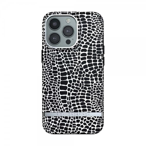 Richmond & Finch iPhone 13 Pro -suojakuori, Black Croc