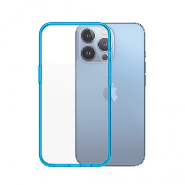 PanzerGlass iPhone 13 Pro -suojakuori ClearCase Color Bondi Blue