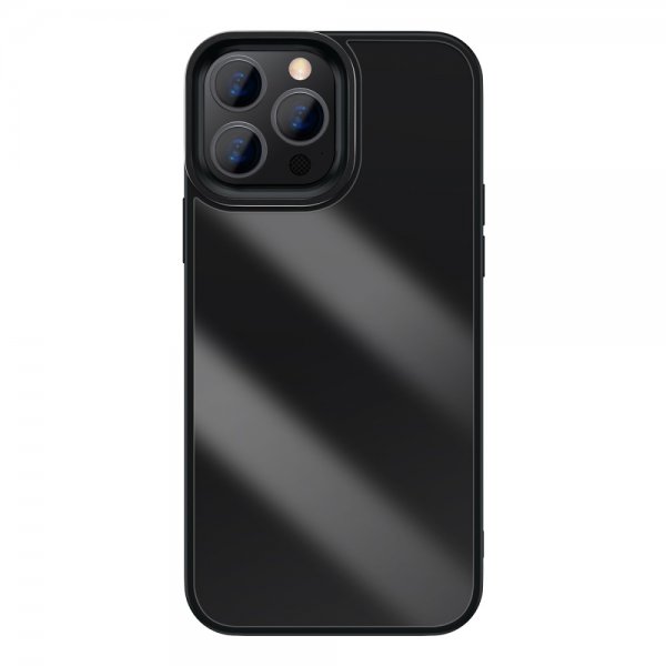 Baseus iPhone 13 Pro -suojakuori Crystal Series, musta