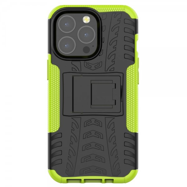 iPhone 13 Pro Kuori Rengaskuvio Jalustatoiminto Vihreä