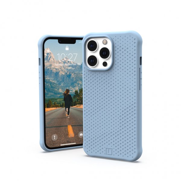 U by UAG iPhone 13 Pro -suojakuori Dot Cerulean