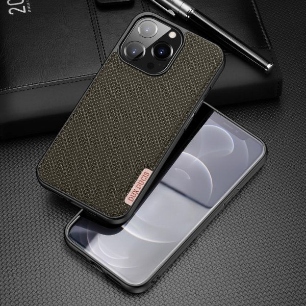 Dux Ducis iPhone 13 Pro -suojakuori, FINO Series, vihreä