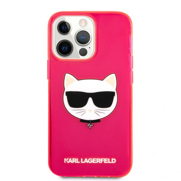 Karl Lagerfeld iPhone 13 Pro Suojakuori Fluo Pink