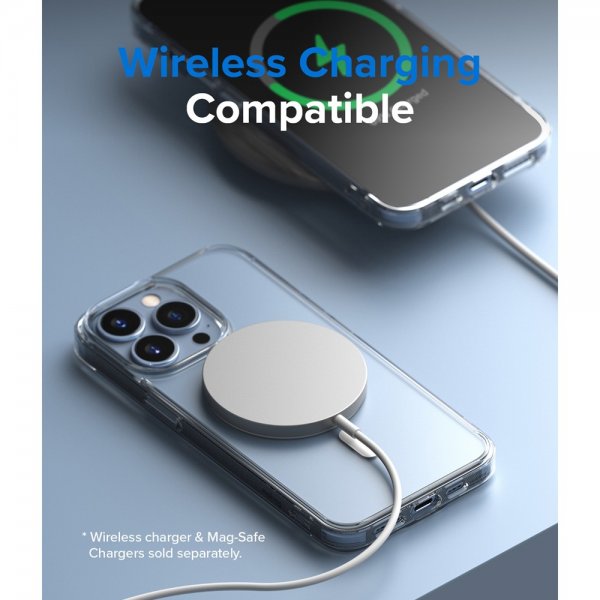 Ringke iPhone 13 Pro -suojakuori Fusion Magnetic MagSafe Matte Clear