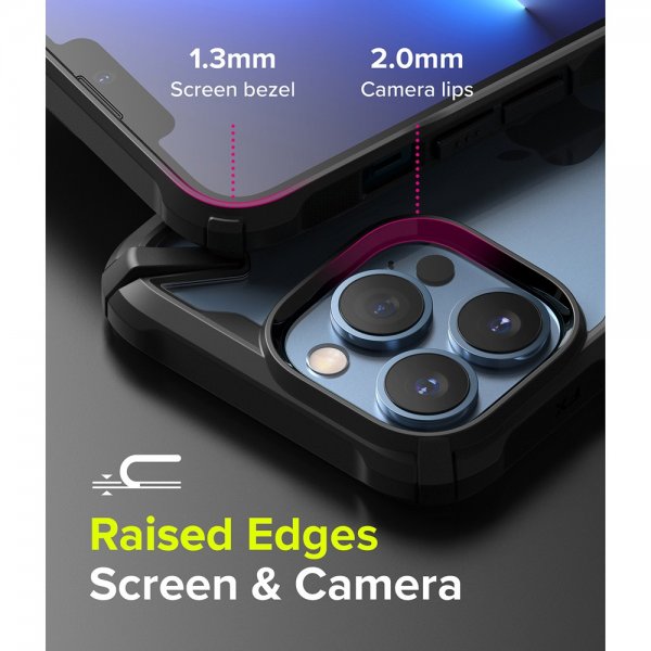 Ringke iPhone 13 Pro Suojakuori Fusion-X Musta