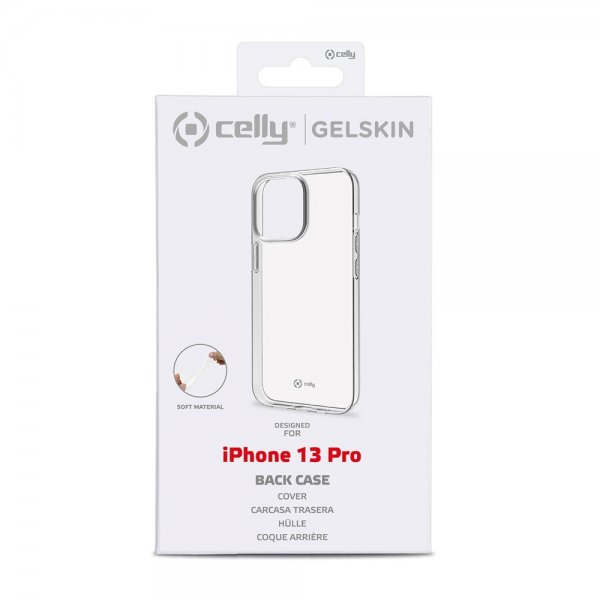Celly iPhone 13 Pro -suojakuori GELSKIN Transparent