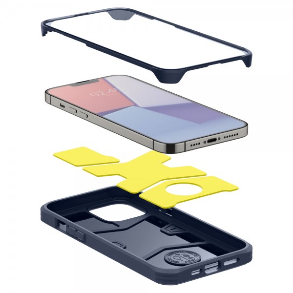 Spigen iPhone 13 Pro Suojakuori Geo Armor 360 Navy Blue