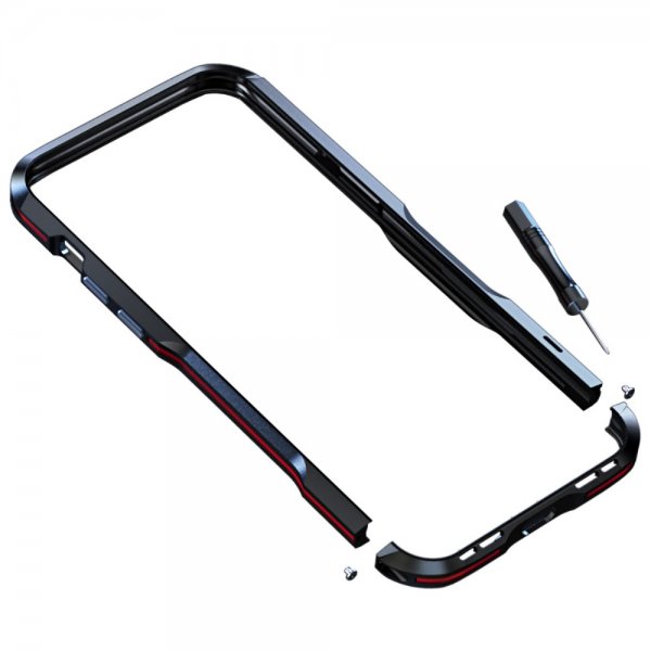iPhone 13 Pro Kuoret Metallipuskuri Punainen