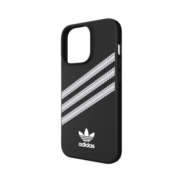 Adidas iPhone 13 Pro -muotoiltu PU-suojakuori, musta