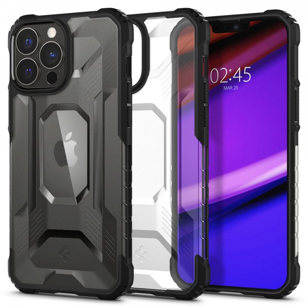 Spigen iPhone 13 Pro -suojakuori Nitro Force Matte Black