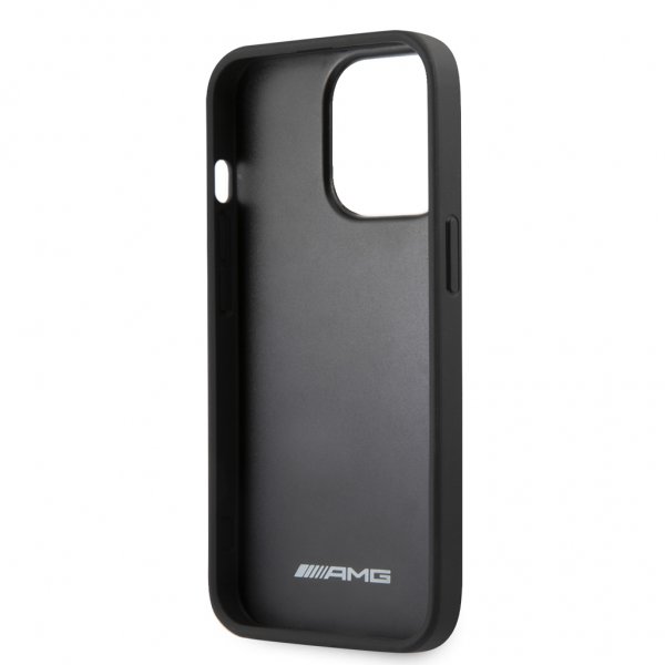 AMG iPhone 13 Pro -suojakuori, rei'itetty, musta