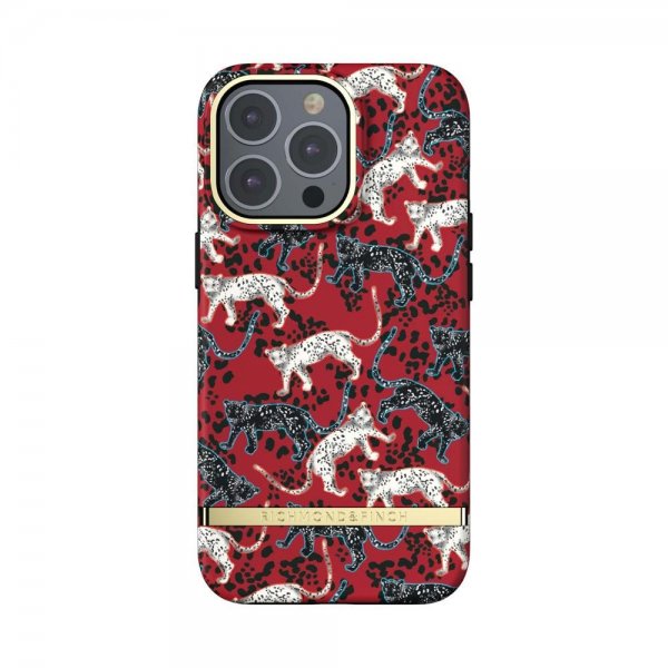 Richmond & Finch iPhone 13 Pro -kuori, Samba Red Leopard