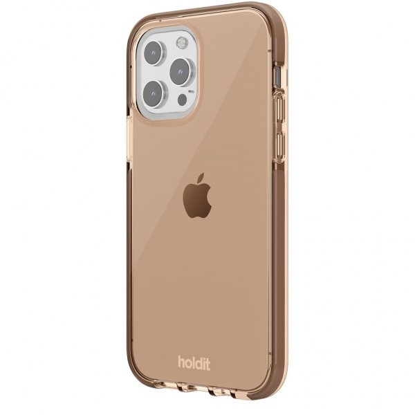 holdit iPhone 13 Pro -suojakuori Seethru Dark Brown