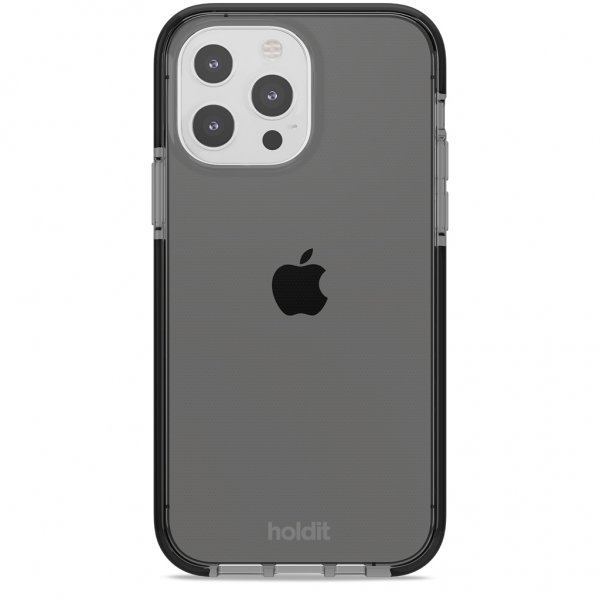 holdit iPhone 13 Pro -suojakuori Seethru Musta