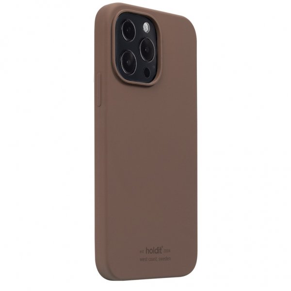 holdit iPhone 13 Pro Silikonikuori Dark Brown