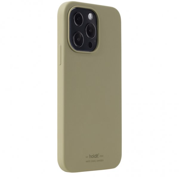 holdit iPhone 13 Pro Silikonikuori Khaki Green