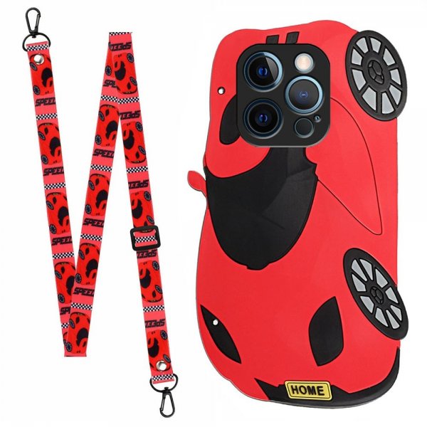 iPhone 13 Pro Silikonikuori 3D-auto