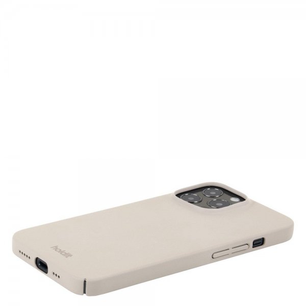 holdit iPhone 13 Pro -suojakuori Slim Case Light Beige