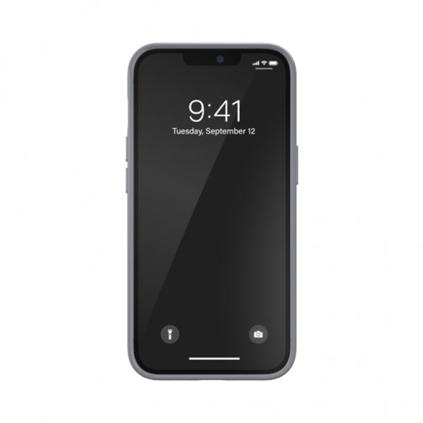 Adidas iPhone 13 Pro kuori, Snap Case Leopardinharmaa
