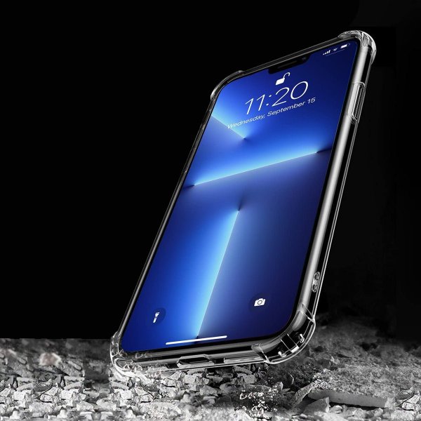 Rvelon iPhone 13 Pro -kuori TPU Läpinäkyvä