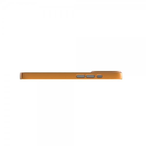 Nudient iPhone 13 Pro -ohut suojakuori V3 MagSafe Saffron Yellow