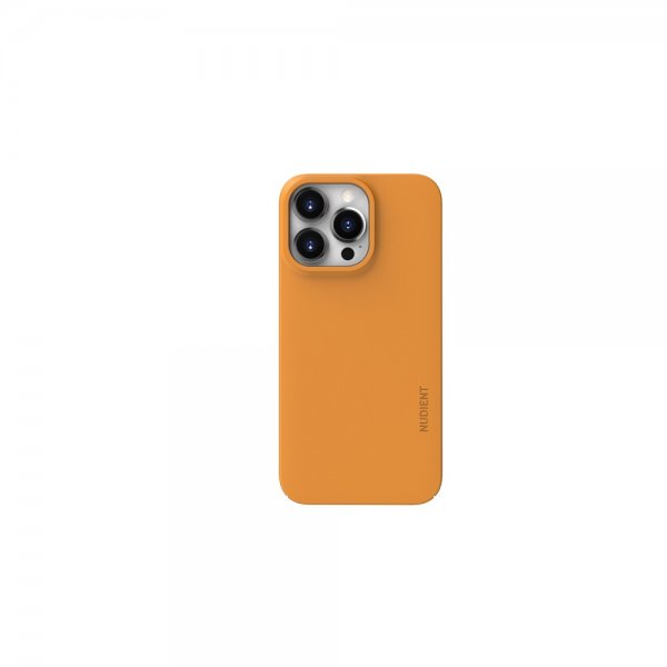 Nudient iPhone 13 Pro -ohut suojakuori V3 MagSafe Saffron Yellow