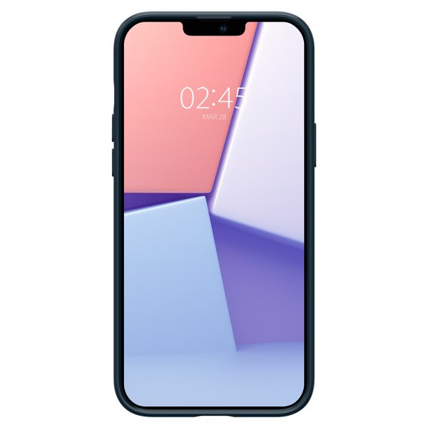 Spigen iPhone 13 Pro -suojakuori Thin Fit Navy Blue