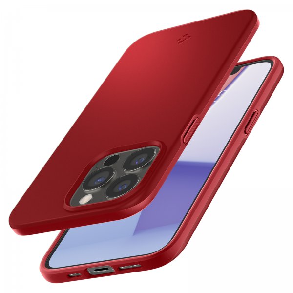 Spigen iPhone 13 Pro Thin Fit -kuori, punainen