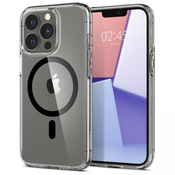 Spigen iPhone 13 Pro -suojakuori Ultra Hybrid Mag, musta