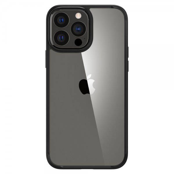 Spigen iPhone 13 Pro -suojakuori, Ultra Hybrid Matte Black