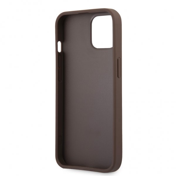 Guess iPhone 13 -suojakuori Big Logo, ruskea