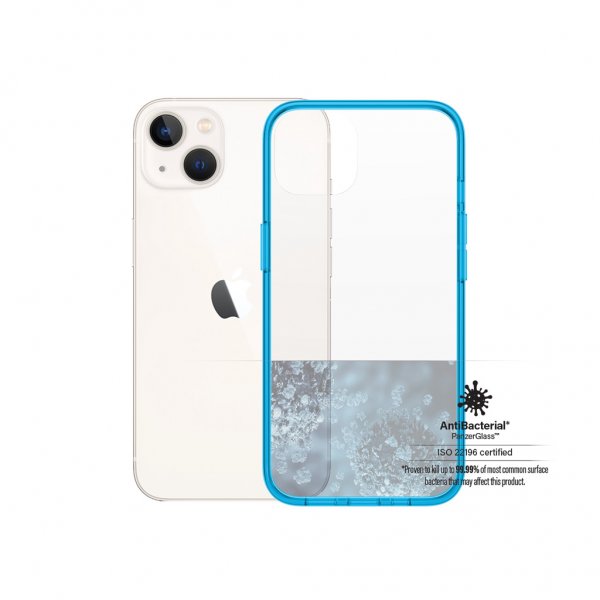 PanzerGlass iPhone 13 ClearCase Bondi Blue -suojakuori
