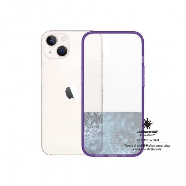 PanzerGlass iPhone 13 -suojakuori ClearCase Color Grape