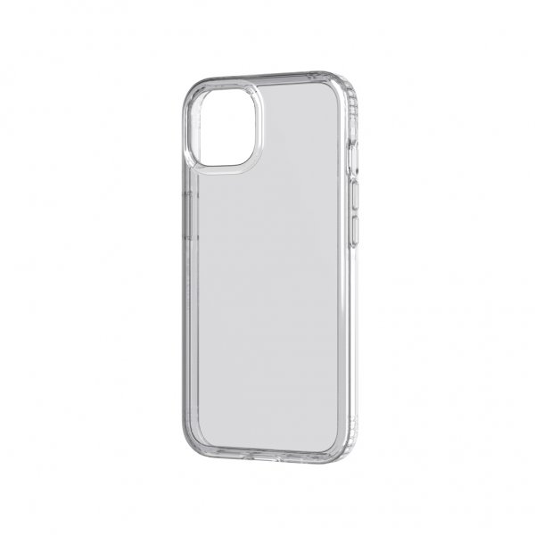 Tech21 iPhone 13 -suojakuori Evo Clear, läpinäkyvä