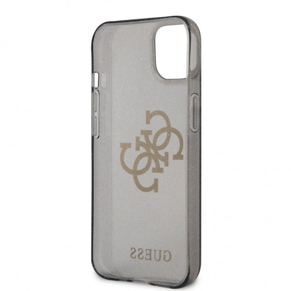 Guess iPhone 13 Glitteriä kuultava kuori, musta