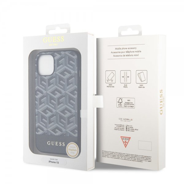 Guess iPhone 13 Kuori G Cube MagSafe Musta