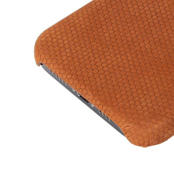 Krusell iPhone 13 Kuori Nahkakansi Konjakki