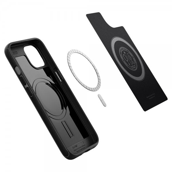Spigen iPhone 13 -kuori Mag Armor Matte Black