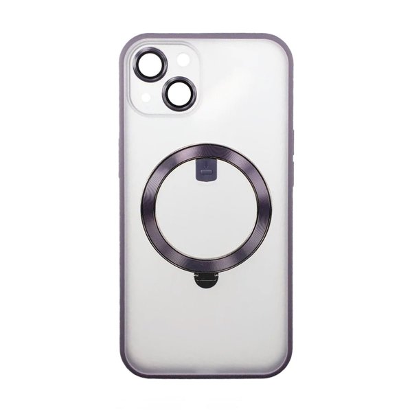 Rvelon iPhone 13 -kuori MagSafe-sormus violetti