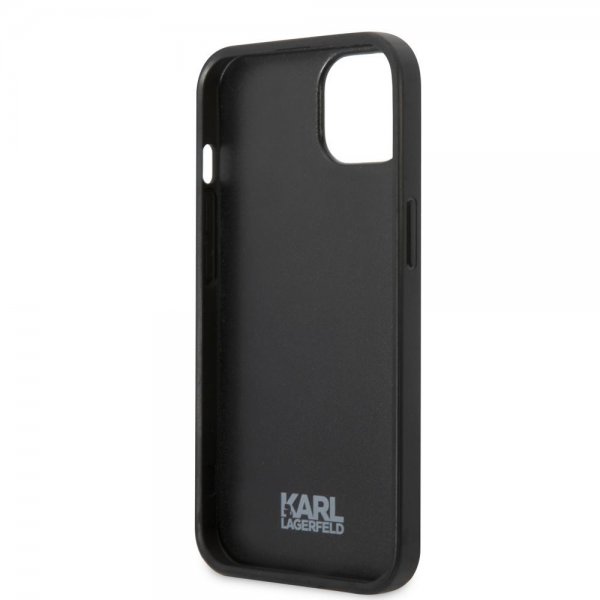 Karl Lagerfeld iPhone 13 -kuori Monogram Iconic Patch Punainen