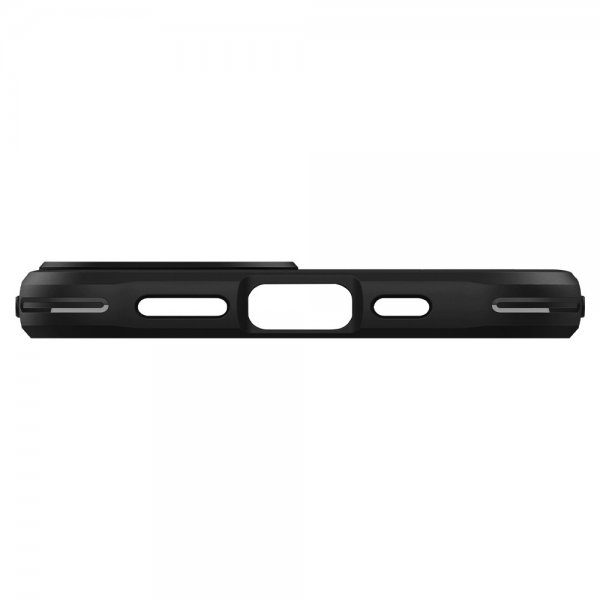 Spigen iPhone 13 -kuori, Rugged Armor, mattamusta