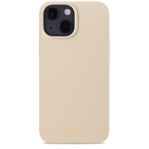 holdit iPhone 13 -kuori silikoni, beige