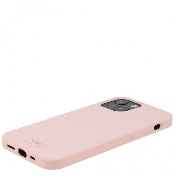 holdit iPhone 13 -kuori, silikoninen, Blush Pink