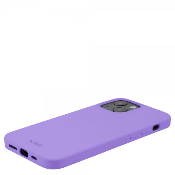 holdit iPhone 13 -silikonisuojakuori, violetti