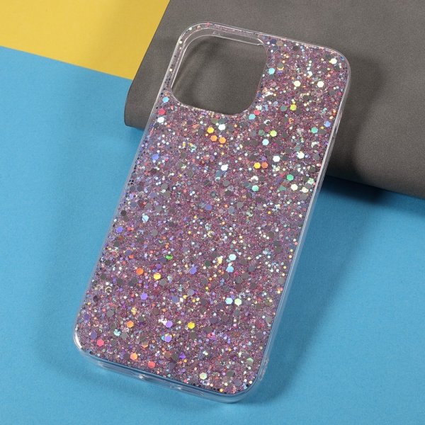 Nordic Covers iPhone 13 -kuori, Sparkle Series, Blossom Pink