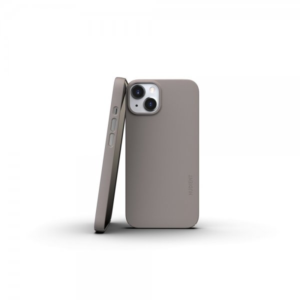 Nudient iPhone 13 -kuori Thin Case V3 MagSafe Clay Beige