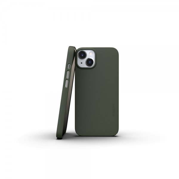 Nudient iPhone 13 -kuori Thin Case V3 MagSafe Pine Green