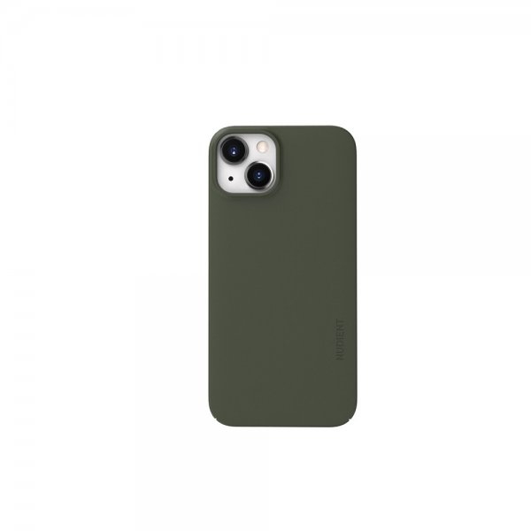 Nudient iPhone 13 -kuori Thin Case V3 MagSafe Pine Green