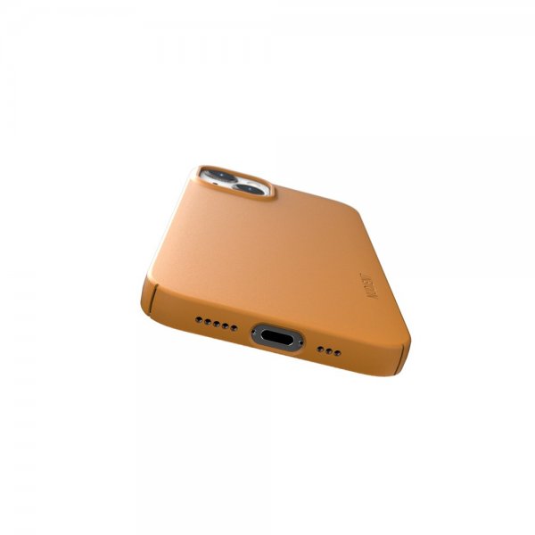 Nudient iPhone 13 -kuori Thin Case V3 MagSafe Saffron Yellow
