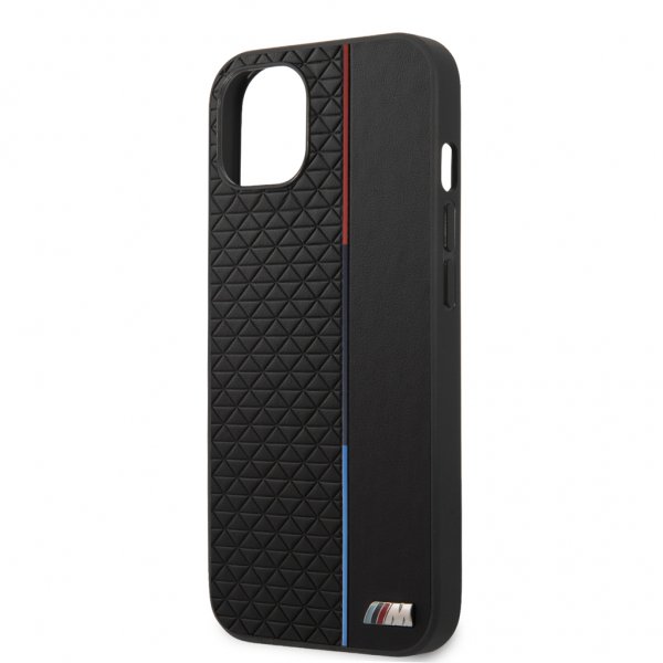 BMW iPhone 13 Kuori Triangle Pattern Musta